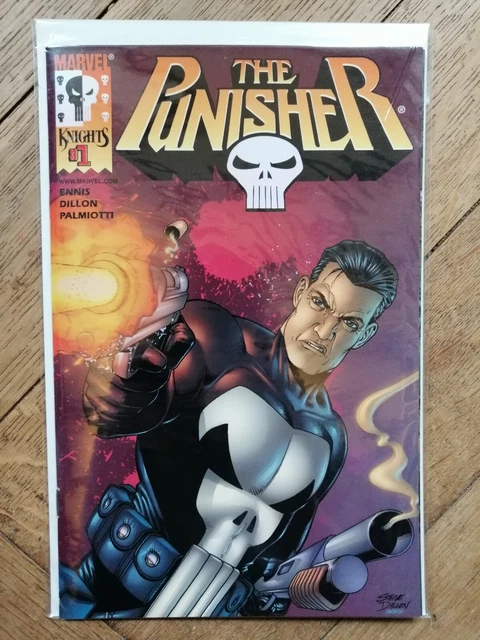 Marvel comic : THE PUNISHER VOL 3 # 1, MARVEL KNIGHTS, DF chrome variant, NM