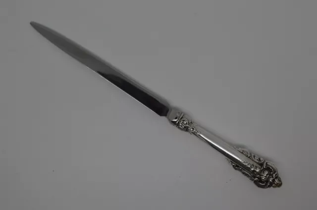 Wallace Grande Baroque Sterling Silver Letter Opener - 7 5/8 - No Mono