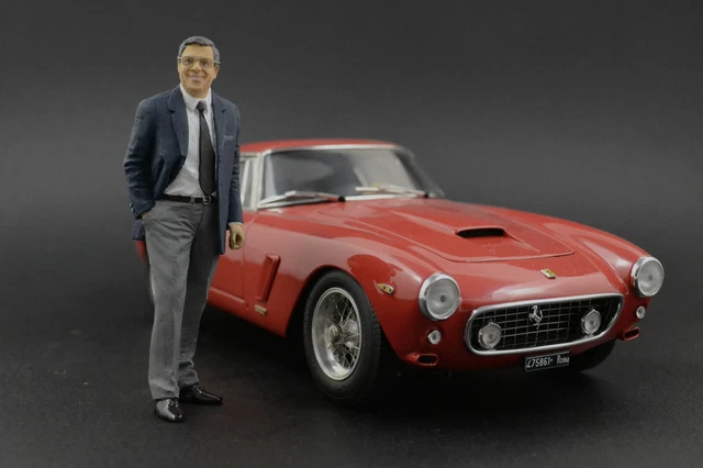 Enzo Ferrari Figure pour 1:18 250GTO Kyosho F40 F50 BBR VERY RARE! ! NO
