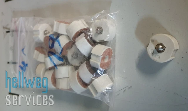 2 Pièce 4A 500V DII D-Schraub-Paßeinsatz pour D-Sicherungssysteme