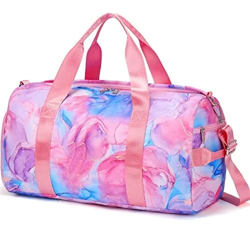 Duffle Bag for Girls Dance Bag Kids Overnight Bag Personalized Weekender Carr...