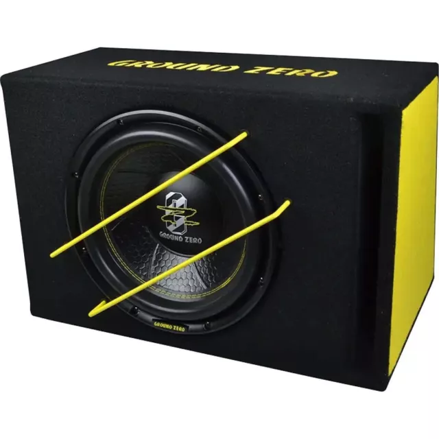 GZIB 12SPL Subwoofer Ground Zero In Cassa Reflex 1000 Watt Ad Alte Prestazioni