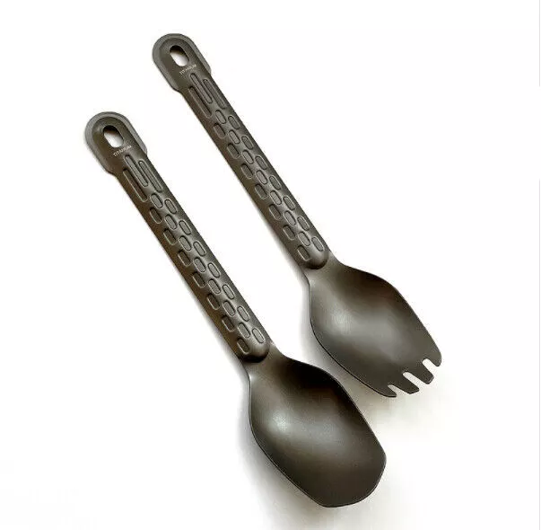 Titanium Spoon / Spork Tableware Outdoor Travel Portable Small Kitchen Tool EDC