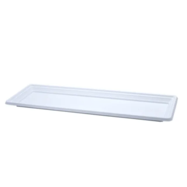 Plato jardinera de plastico 60 cm Blanco