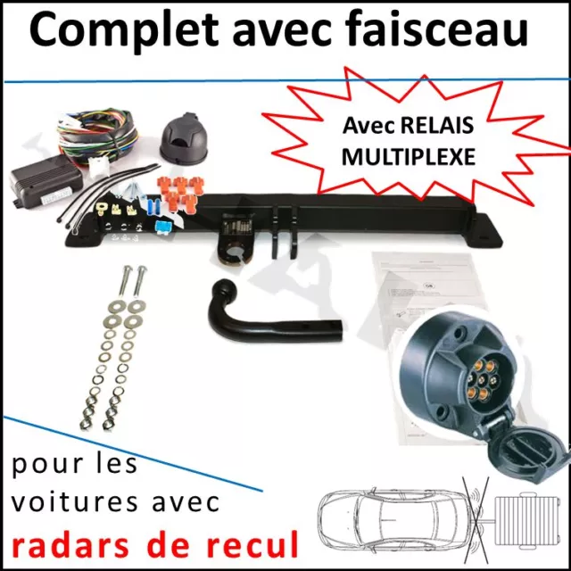 ATTELAGE remorque pour BMW X3 E83 04-10 faisceau 7 br relais radars de recul