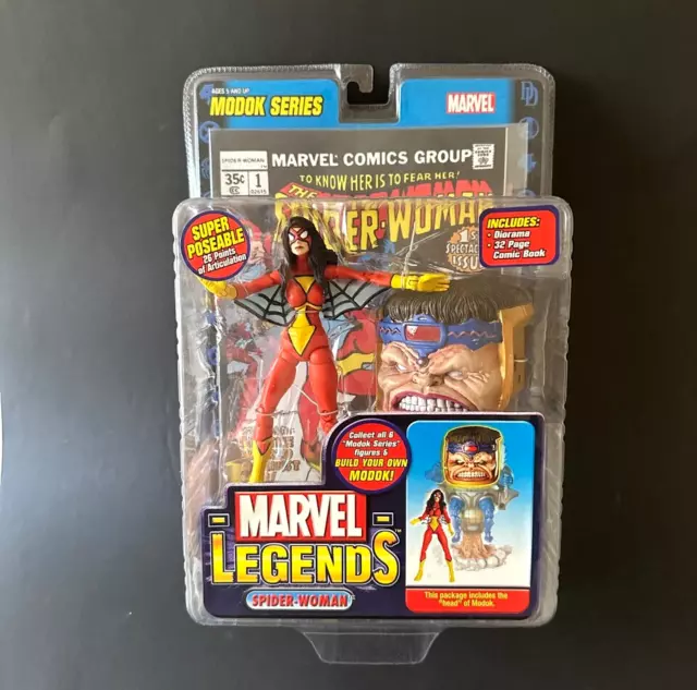 MARVEL LEGENDS Series Modok SPIDER-WOMAN PVC figure 15cm Toy Biz