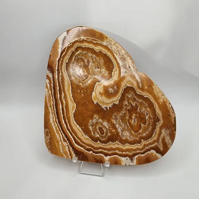 Beautiful Heart Shaped Aragonite Plate