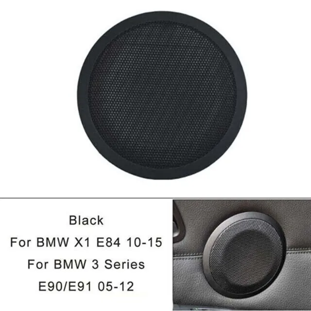 Copertura protettiva corno nero per BMW E84 E90 E91 altoparlante porta interna
