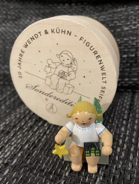 Wendt und Kühn Engel 20 Jahre Figurenwelt Seiffen Sonderedition Wuk  blond