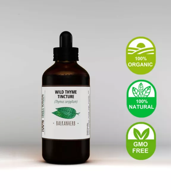 Tincture of Wild Thyme - (Thymus serpyllum) - Herbal extract - Natural