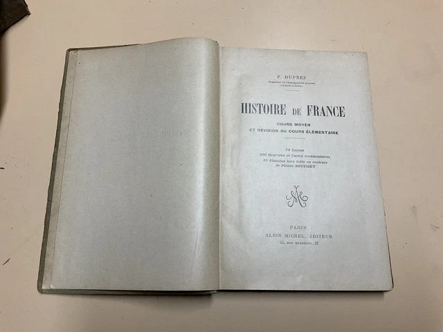 AYMARD A. (Cours GAUTHIER et DESCHAMPS) - Histoire de France. Cours mo