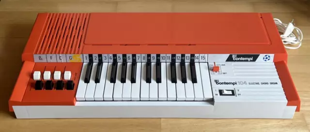 BONTEMPI B104 Electric Chord Organ Keyboard Piano Rarität