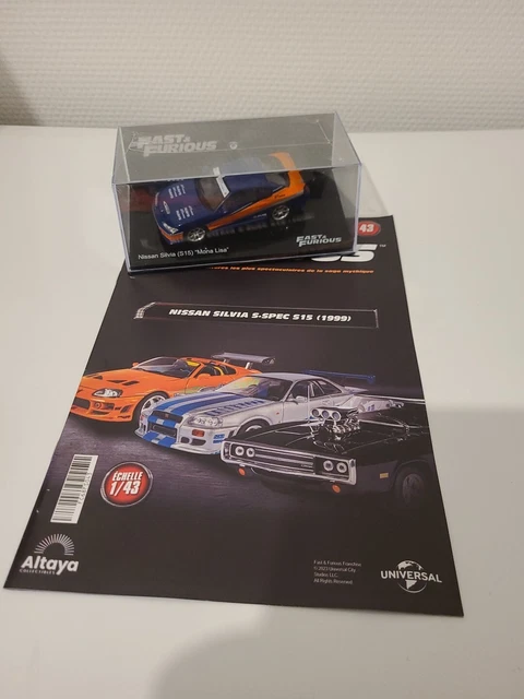 Nissan Silvia S15 Altaya 1/43 – Fast & Furious – Édition N°43 – Occasion
