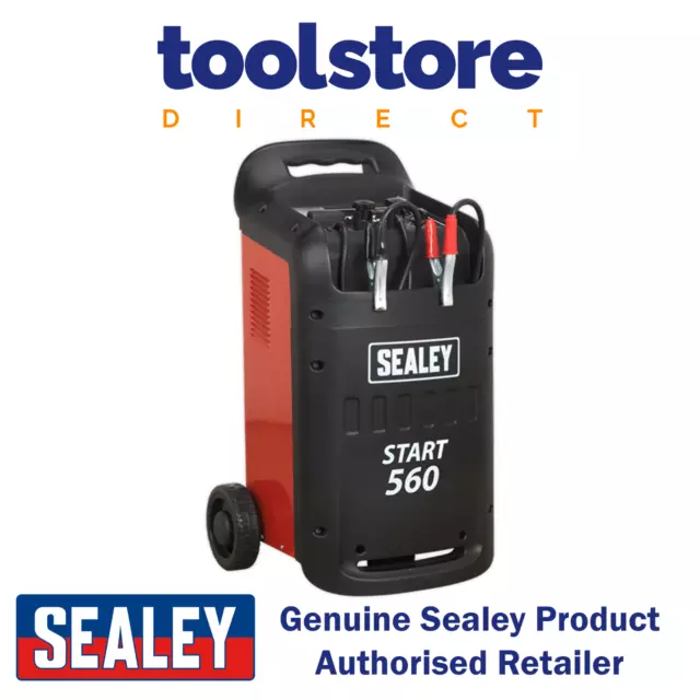 Sealey START560 Professional Car/Commercial Battery Starter/Charger 12/24V 230V