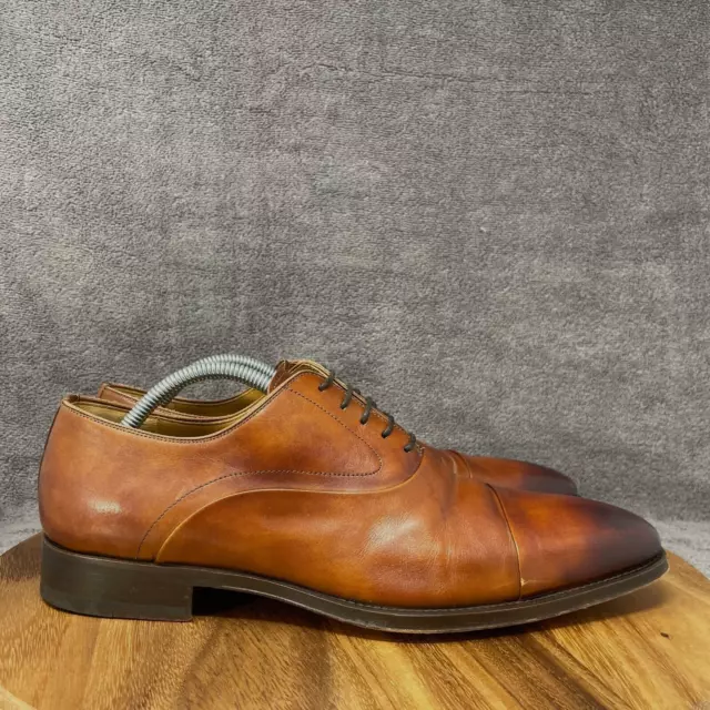 MAGNANNI SAFFRON CUERO Leather Cap Toe Oxford Dress Shoe 15959