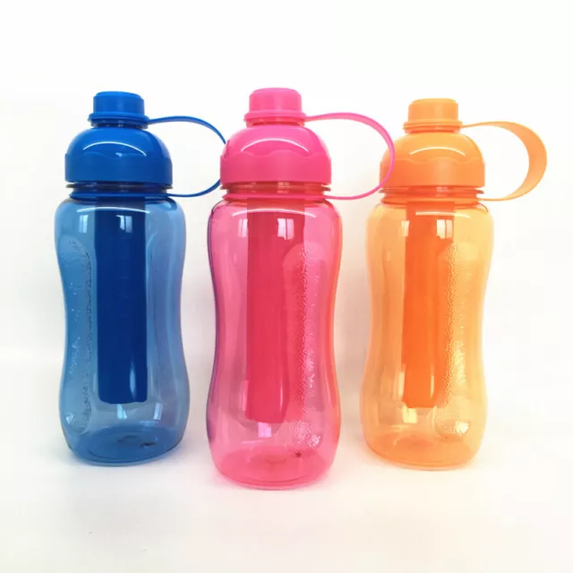 1.7L Large Gym Water Bottle Sports Training Camping Drink Bottle Removable  Straw