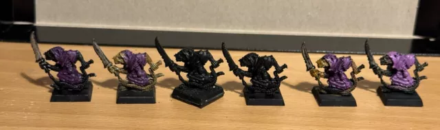 Warhammer Fantasy 4th Edition Oldhammer Metal Skaven Packmasters x 6