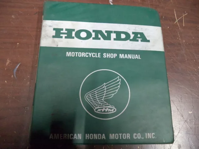 Honda motorcycle OEM used shop manual CB CM 400S 1978-81