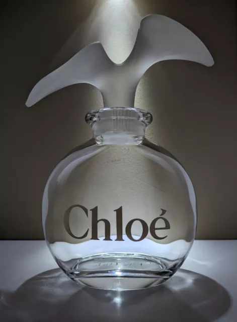 LARGE FACTICE PERFUME Bottle Chloe By Karl Lagerfeld Store Display ...