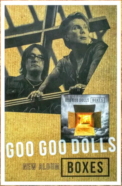 GOO GOO DOLLS Boxes Ltd Ed New RARE Tour Poster +BONUS Alternative Rock Poster!