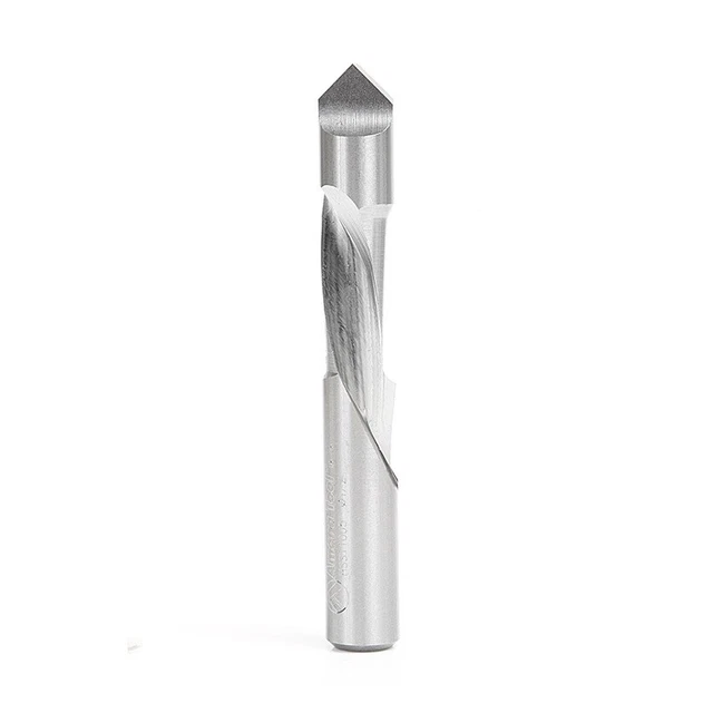 Amana HSS11005 HSS Panel Pilot 1/2 D x 1" CH x 1/2 Shank Spiral Router Bit