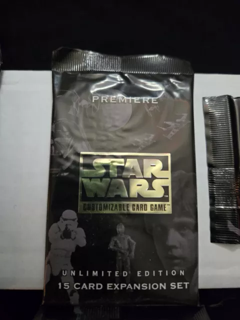 Star Wars CCG Decipher Premiere unlimited Edition Booster Pack New Sealed