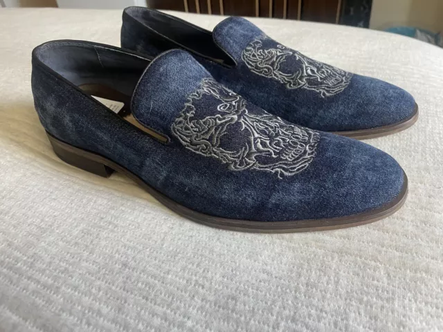 Robert Graham Denim Loafers - Size 10 NEW WITH TAGS