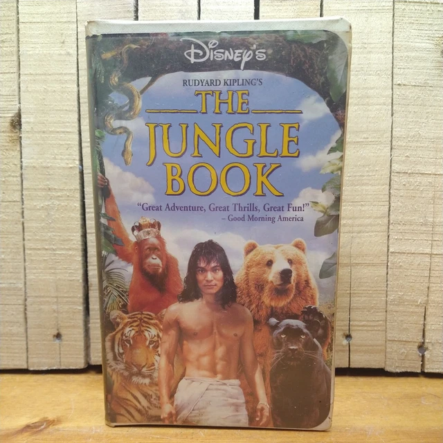 1995 DISNEY’S THE Jungle Book VHS Tape 111 Min Clamshell Case 2.99