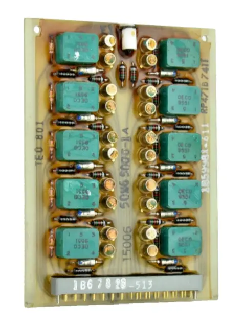 NASA Apollo Saturn 1B / V Rocket Space Flight Hardware S-IVB MUX Circuit Board