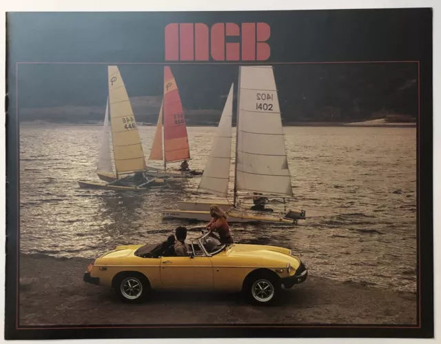 Vintage 1978 Mgb Sports  Car Advertising Dealer Brochure - Mint Condition