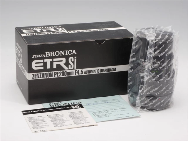 Zenza Bronica ETRSi 4.5/200mm PE Zenzanon Aut. Diaph. *NOS* (1679761230)