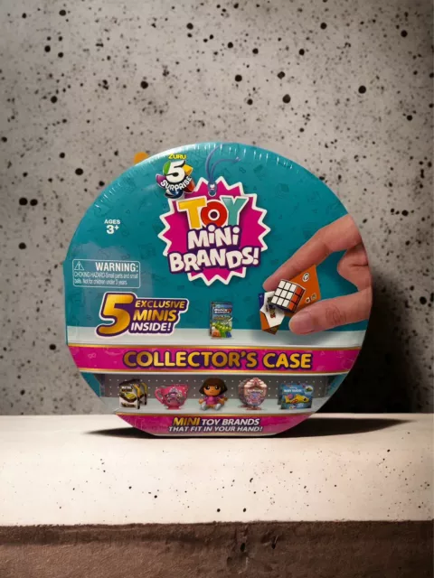 Zuru 5 Surprise TOY Mini Brands Series 1 Collector's Case, New