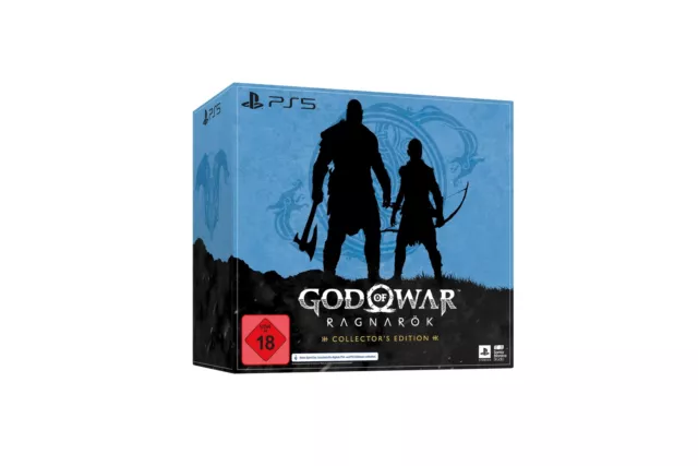 God of War Ragnarök Collectors Edition Videospiel Game für PS5 SEHR GUT USK18