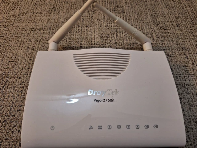 DrayTek Vigor 2760n ADSL2+/VDSL2 Wireless N Router power cable included