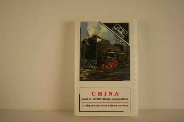 VHS China Land of 10,000 Steam Locomotives A 1988 Portrait -Pantoffel Kino