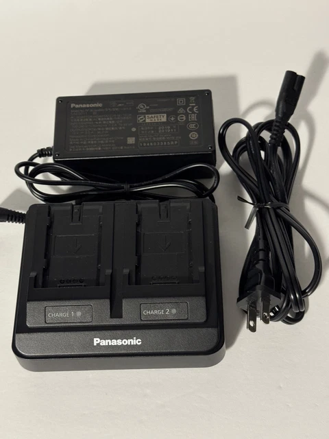 PANASONIC AG-BRD50 DUAL Battery Charger with Power Cable