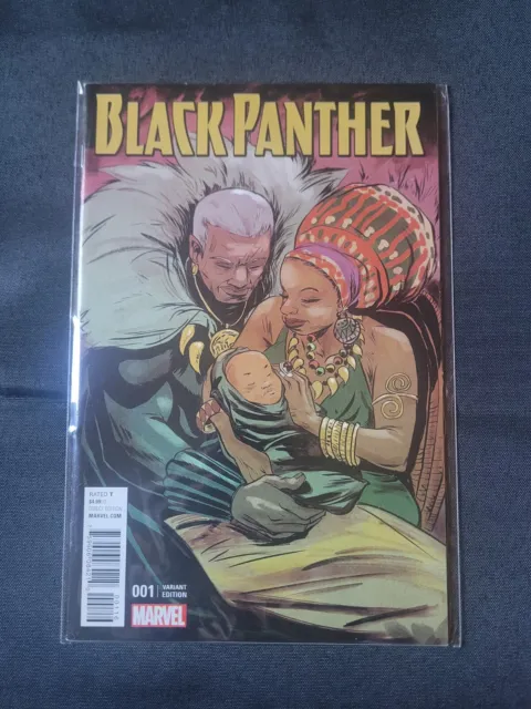 Black Panther #1 Sanford Greene Variant Baby T'challa Cvr (Nm) 2016 Marvel