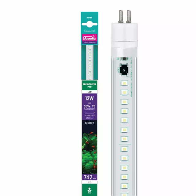 Arcadia Led-Tube T5 Freshwater Pro 12W (742mm) Lumière Jour Eau Douce Aquarium