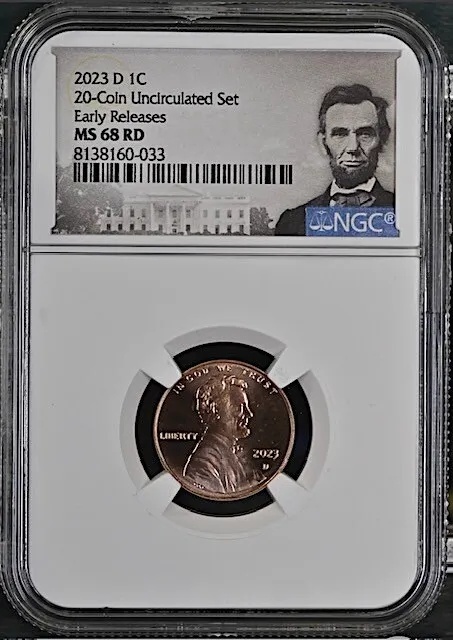 2023-D Lincoln Cent NGC MS 68 RD Early Releases * Tough Date!! *