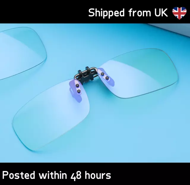 Anti Blaulicht Filter Anclip für Brillenbrille UK Verkäufer Optiker