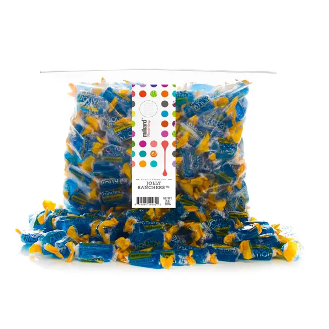 Hard Candy - Blue Raspberry - 2 Pound Resealable Bag