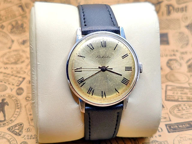 Parte Orologio Vintage: Bilanciamento Completo Con Pozzetto Per Raketa 2609 - Ricondizionato, Acciaio, Argento