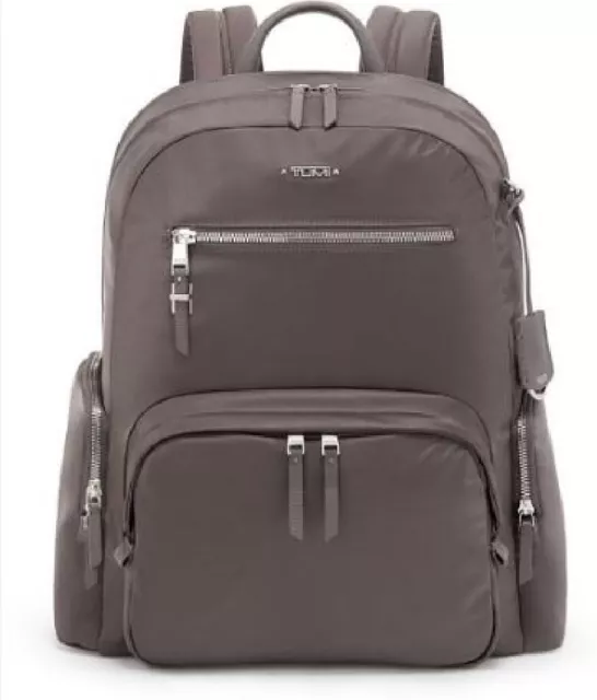 Tumi Voyageur Carson 15" Laptop Compartment Backpack ZINK GRAY/ Silver Hrdw ~NWT