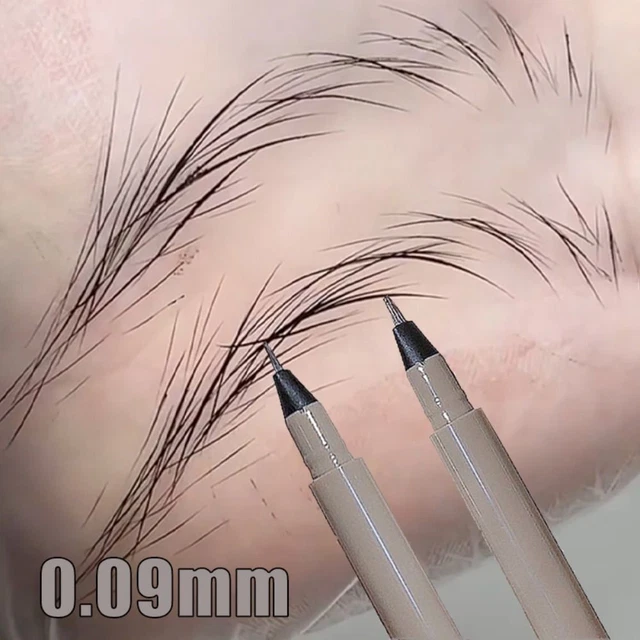 Lápiz para cejas líquido para ojos 0,09 mm hoja impermeable lápiz para cejas