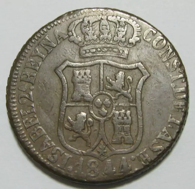 ZALDI2010. Isabel II, 6 Quarters Of 1844, Catalonia