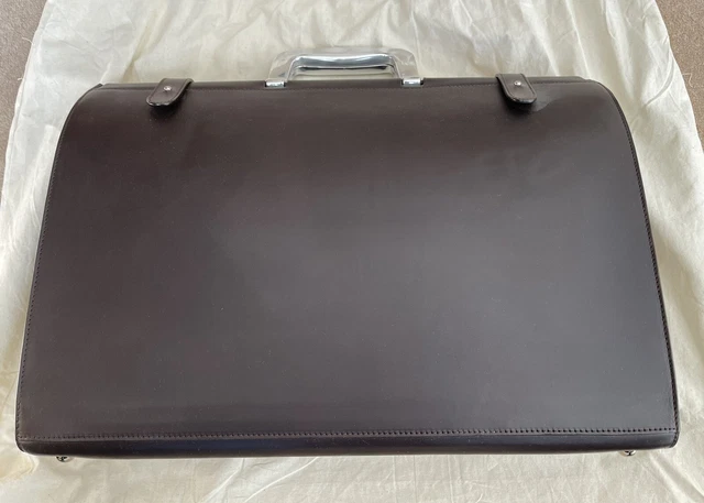 ビルアンバーグ ブリーフケース BLACK / RED Leather bag Bill Amberg