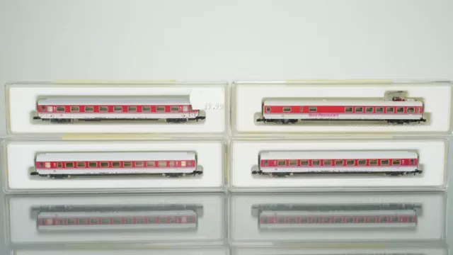 Marklin 8734, 8774, 8773, 8772 DB Intercity Passenger Cars Z scale