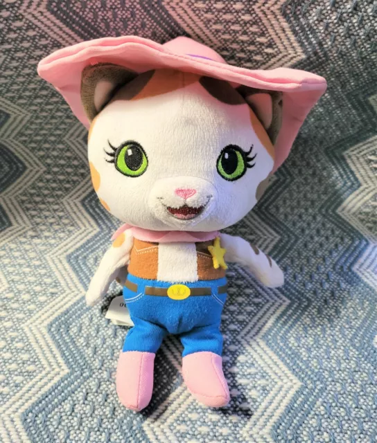 Disney's Sheriff Callie's Wild West 9" Plush Cute Cat Disney Jr. Stuffed Doll