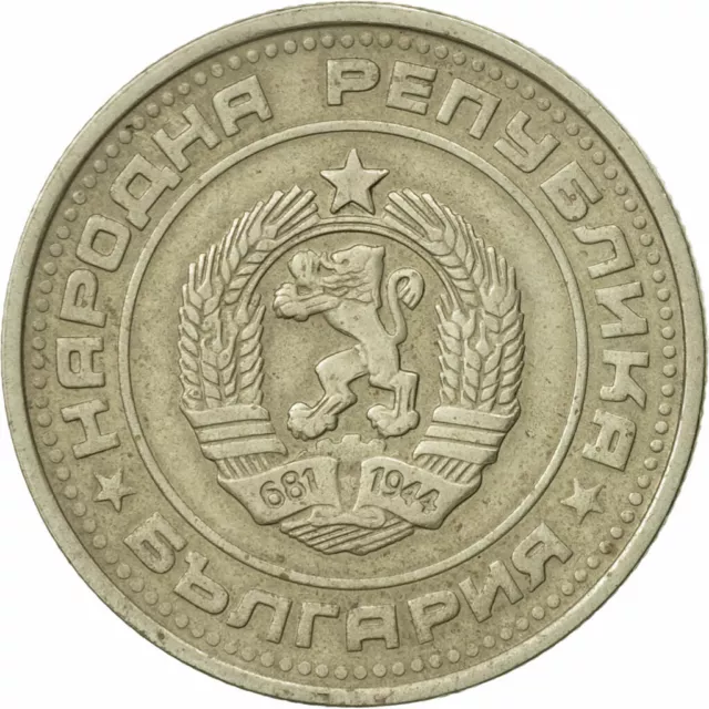 [#467168] Moneda, Bulgaria, 50 Stotinki, 1974, MBC, Níquel - latón, KM:89