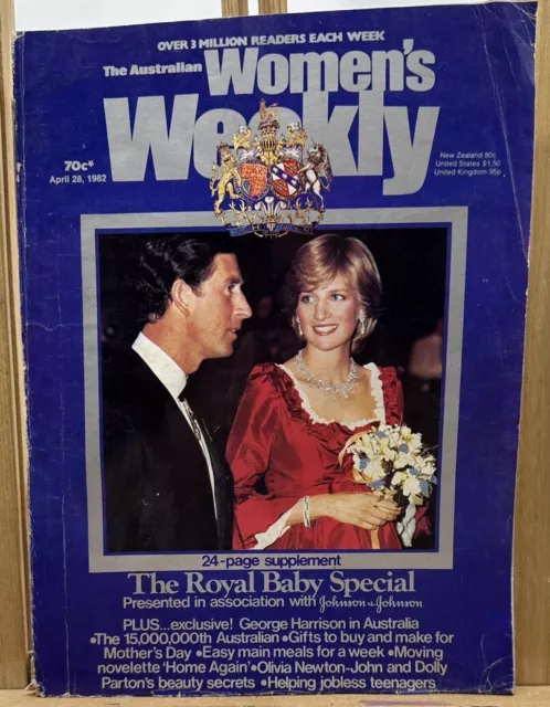 The Australian Women's Weekly Magazine - 28th April 1992 The Royal Baby Special